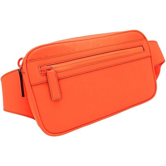 GUCCI Orange Leather Fanny Pack - Picture 1 of 10